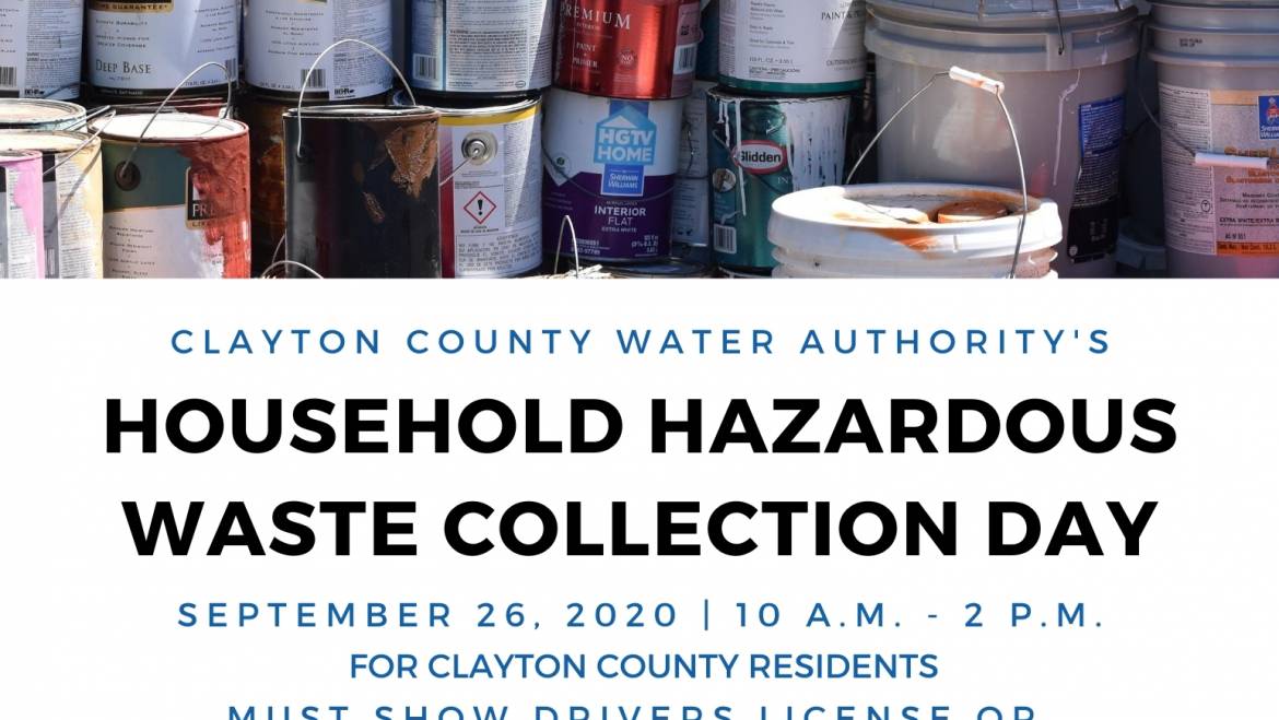 Household Hazardous Waste Collection Day for Clayton County Residents