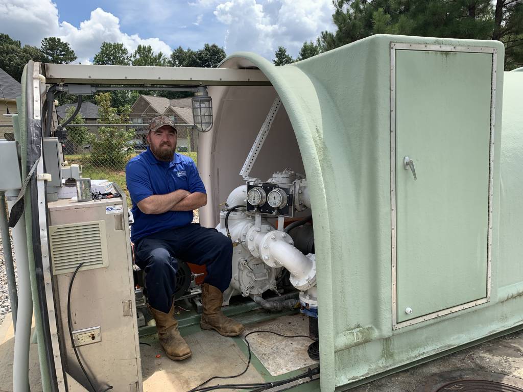 Behind the Tap Spotlight Lift Station/Preventative Maintenance Specialist Denver Huey Clayton